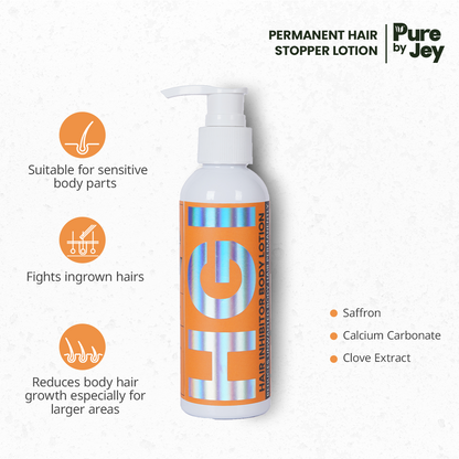 Permanent Hair Stopper Lotion  - Stops unwanted body hair permanently